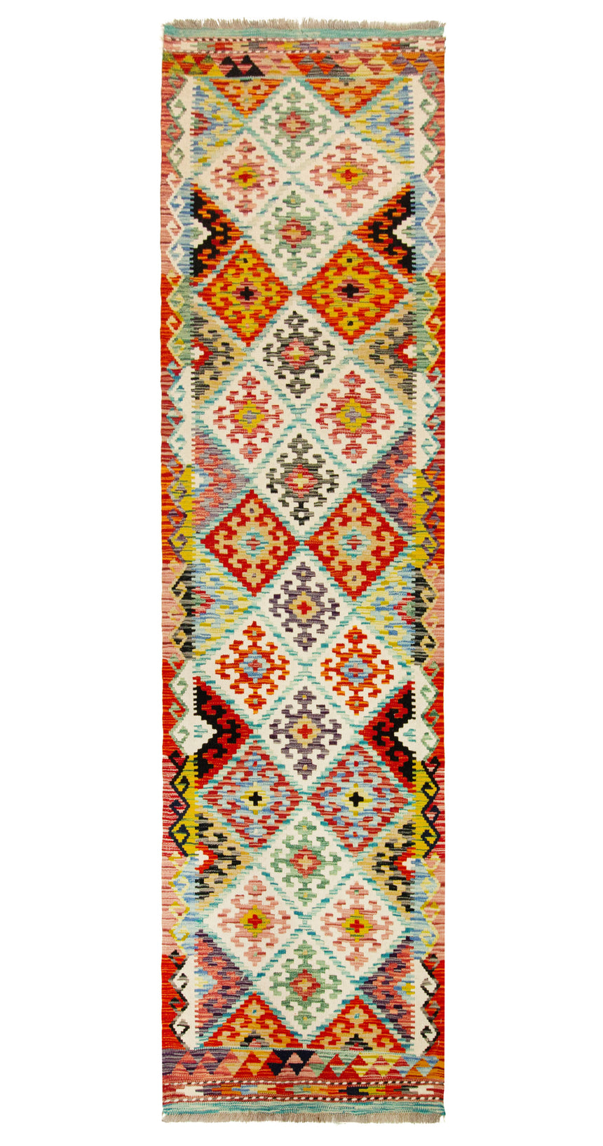 Kilim Afgano | 259 x 80 cm
