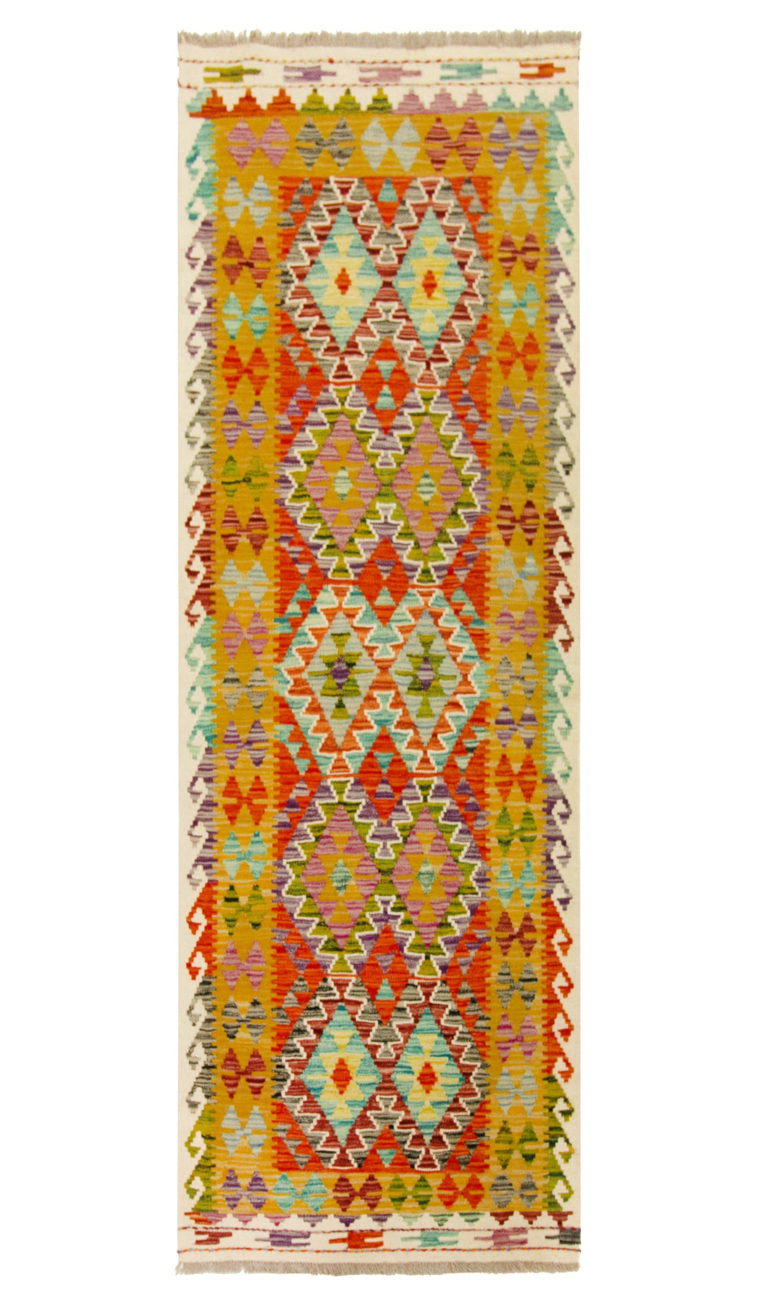 Kilim Afgano | 202 x 81 cm
