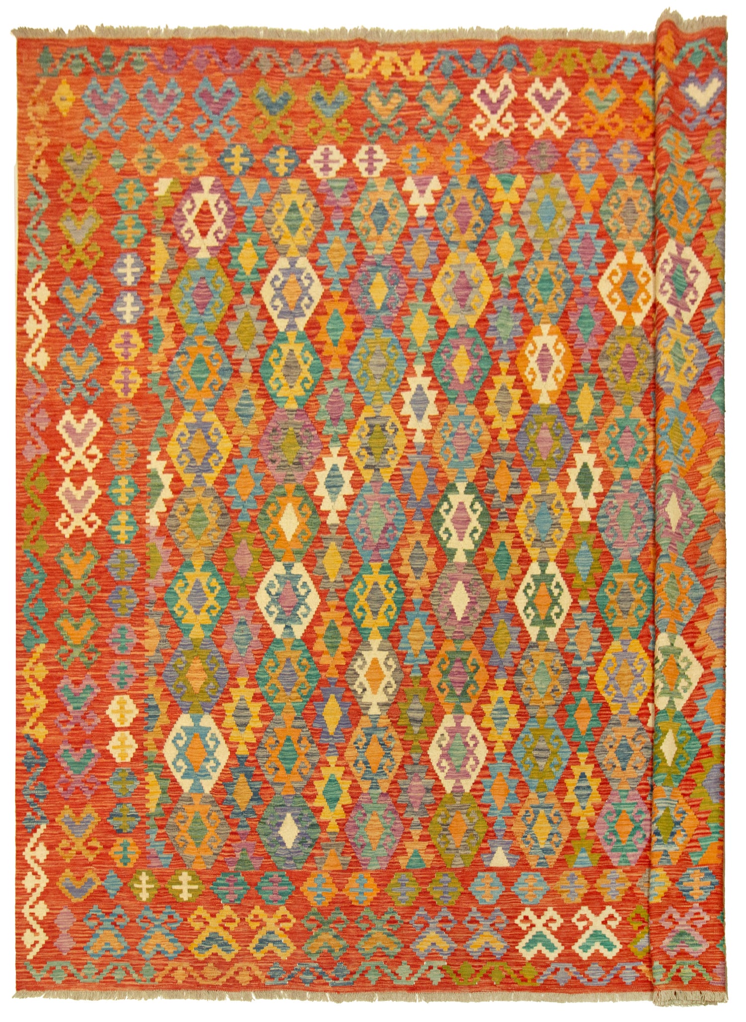 Kilim Afgano | 328 x 294 cm