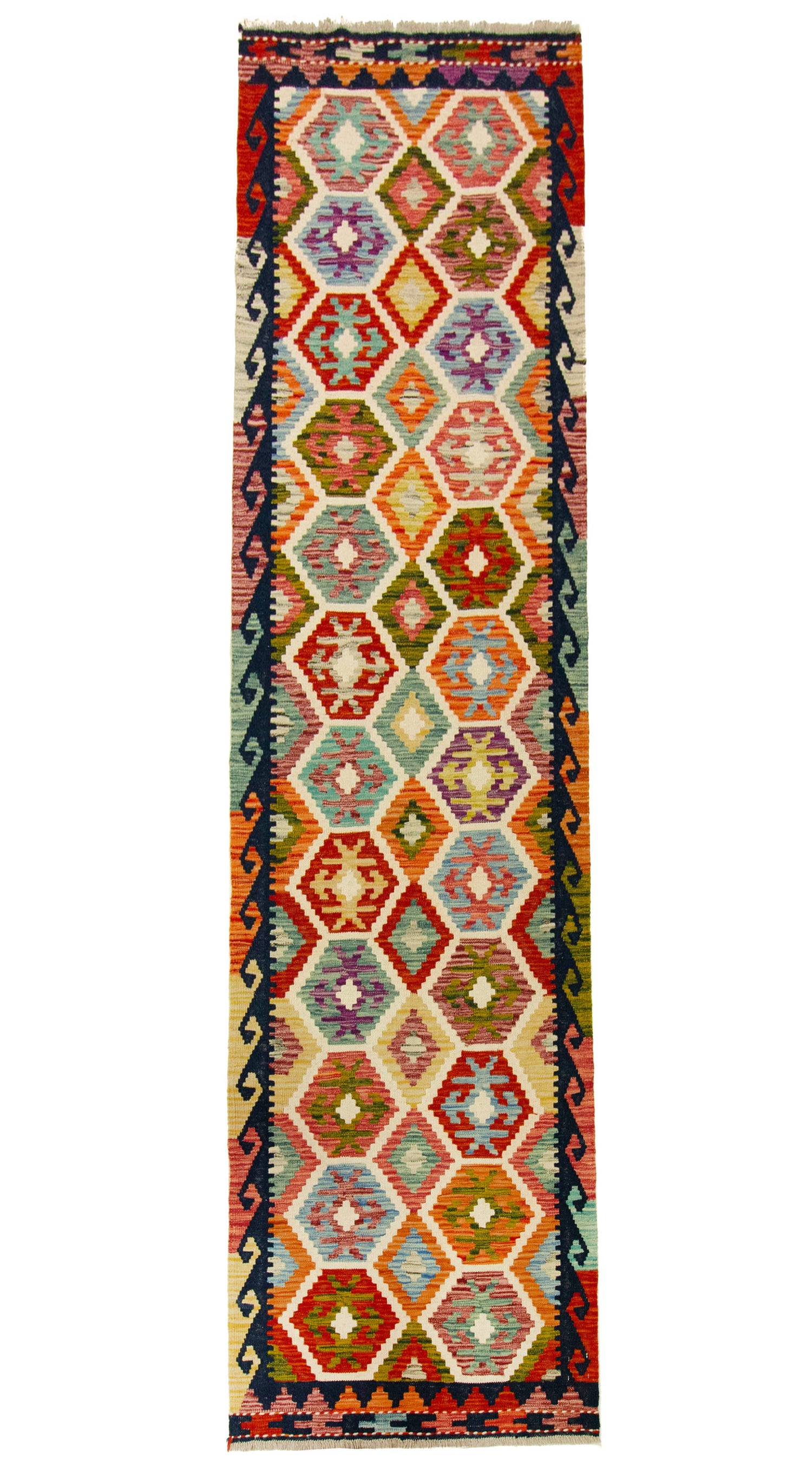 Kilim Afgano | 296 x 80 cm