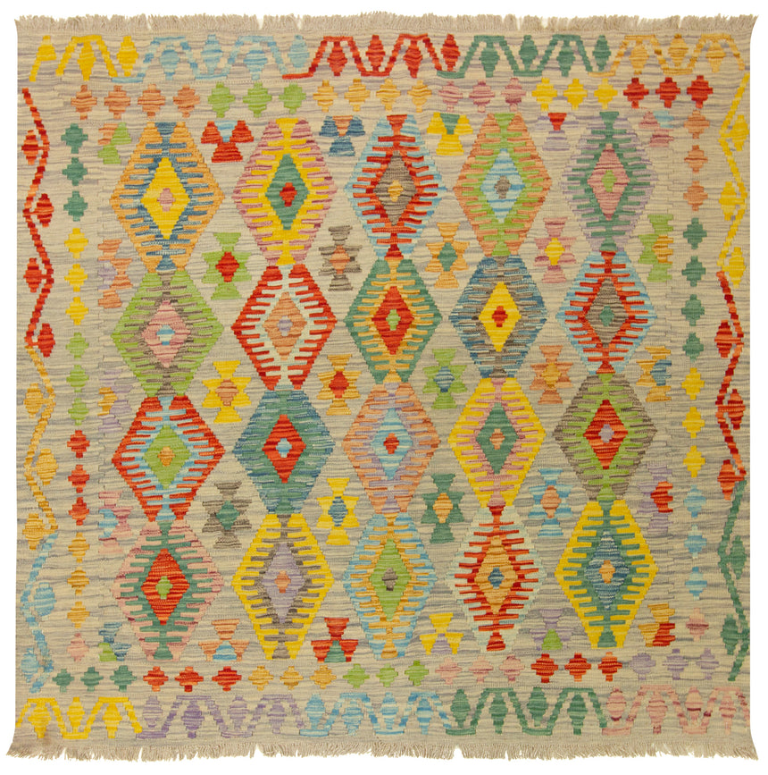 Kilim Afgano | 154 x 149 cm