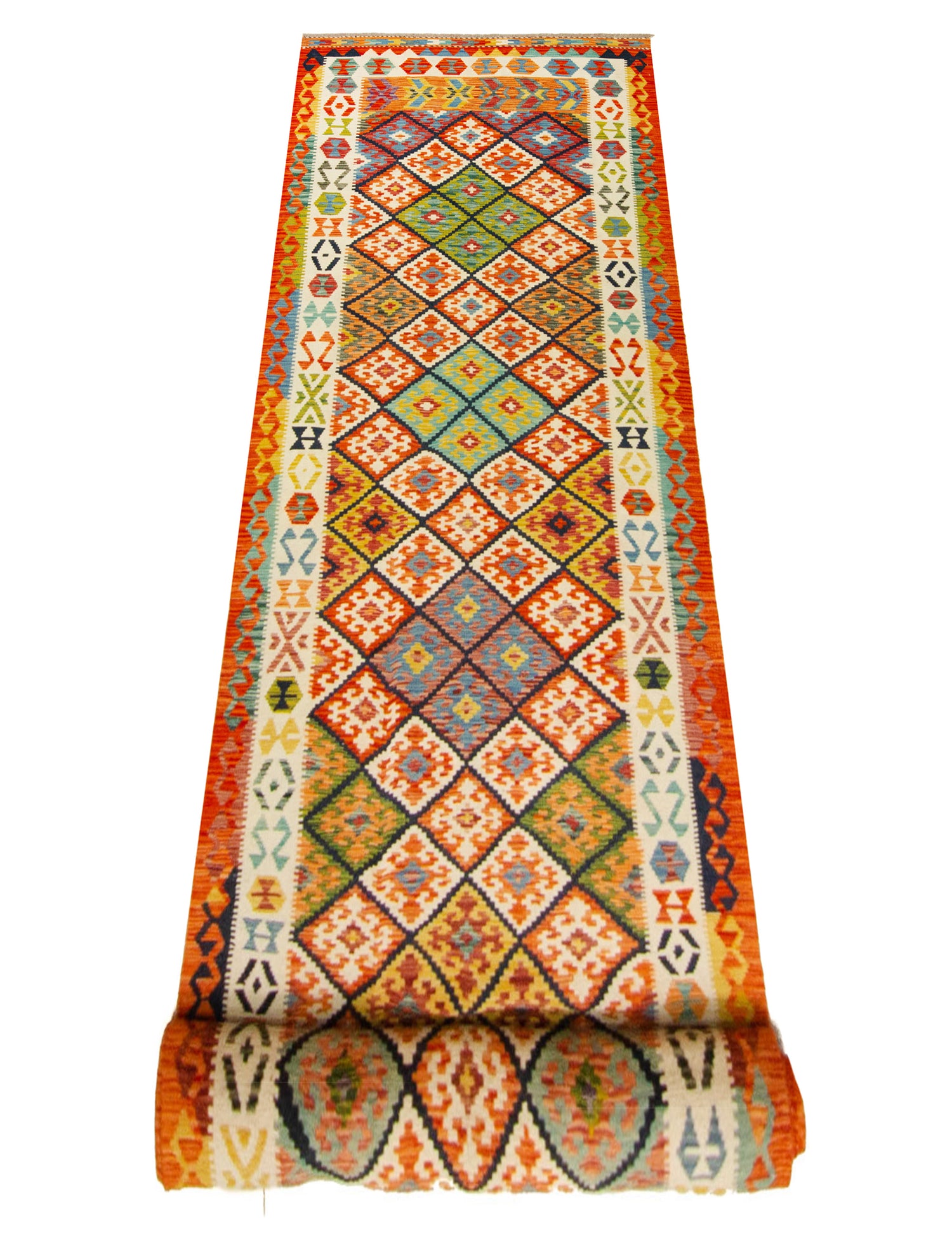 Kilim Afgano | 782 x 128 cm