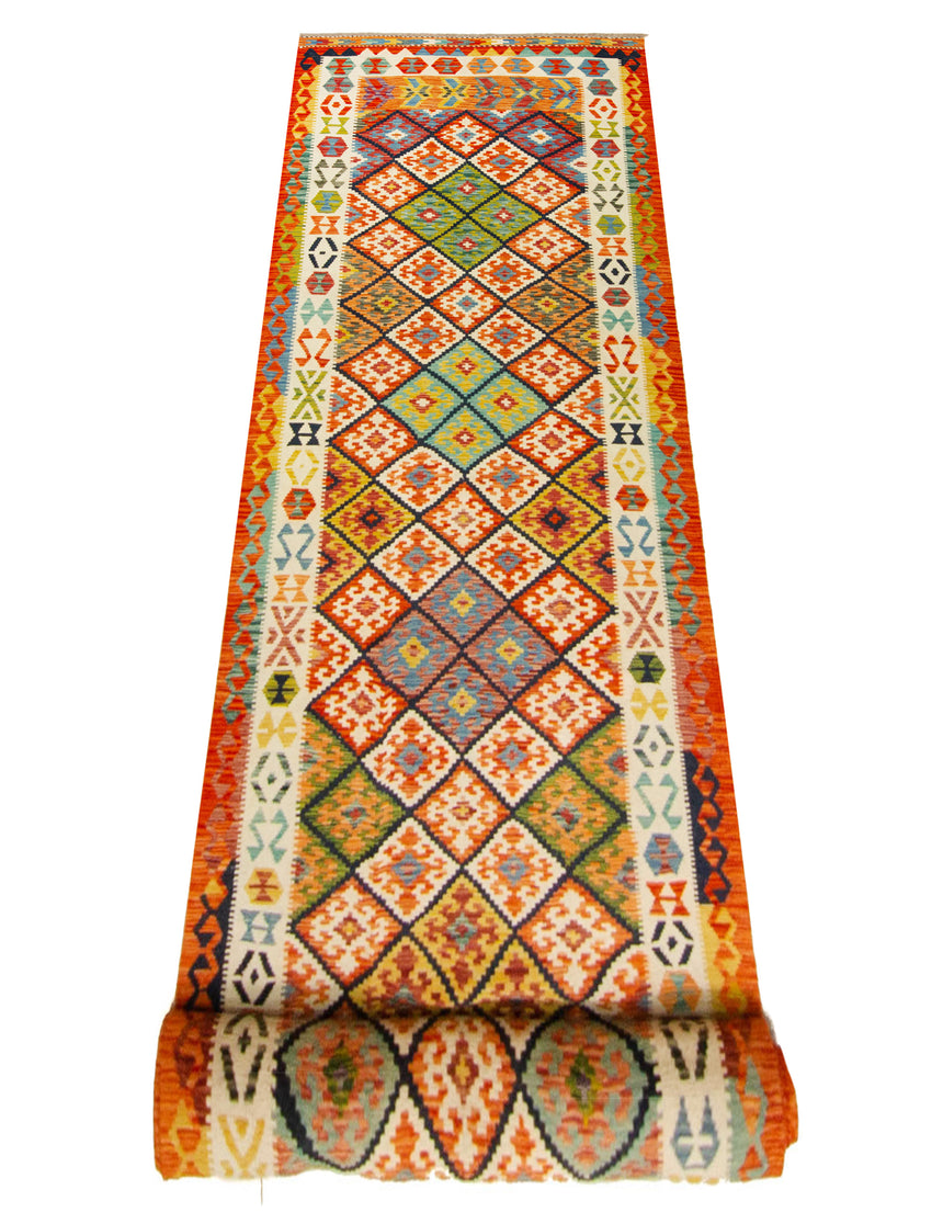 Kilim Afgano | 782 x 128 cm