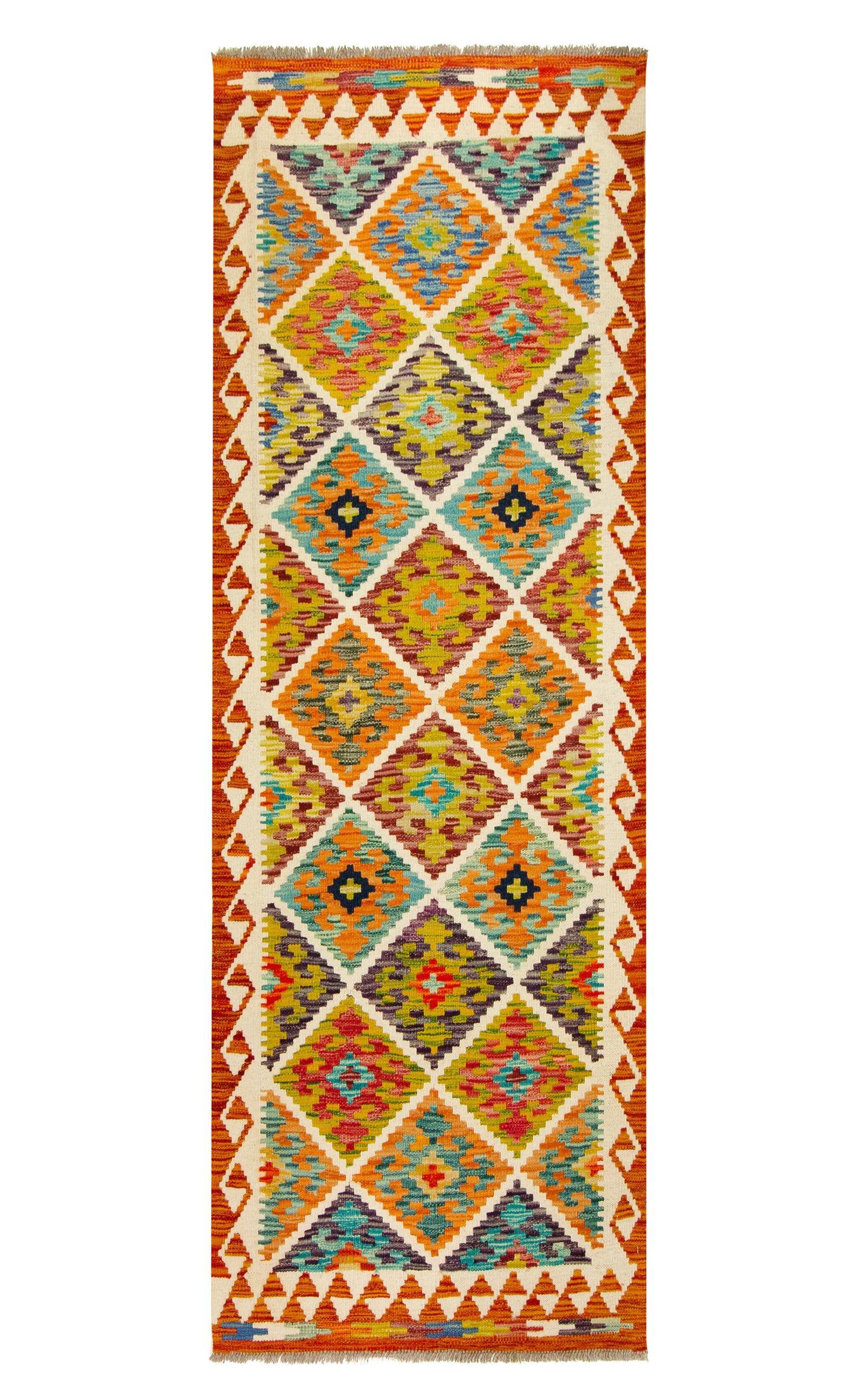 Kilim Afgano | 202 x 80 cm