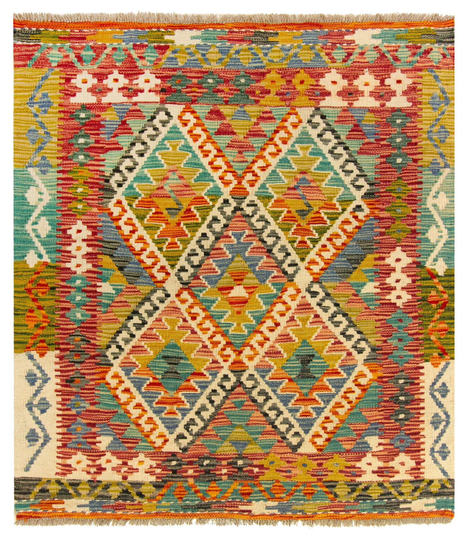 Kilim Afgano | 108 x 98 cm