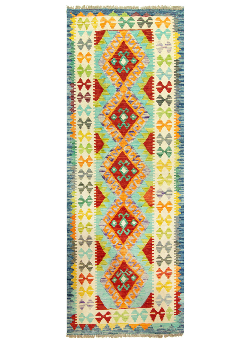 Kilim Afgano | 203 x 74 cm