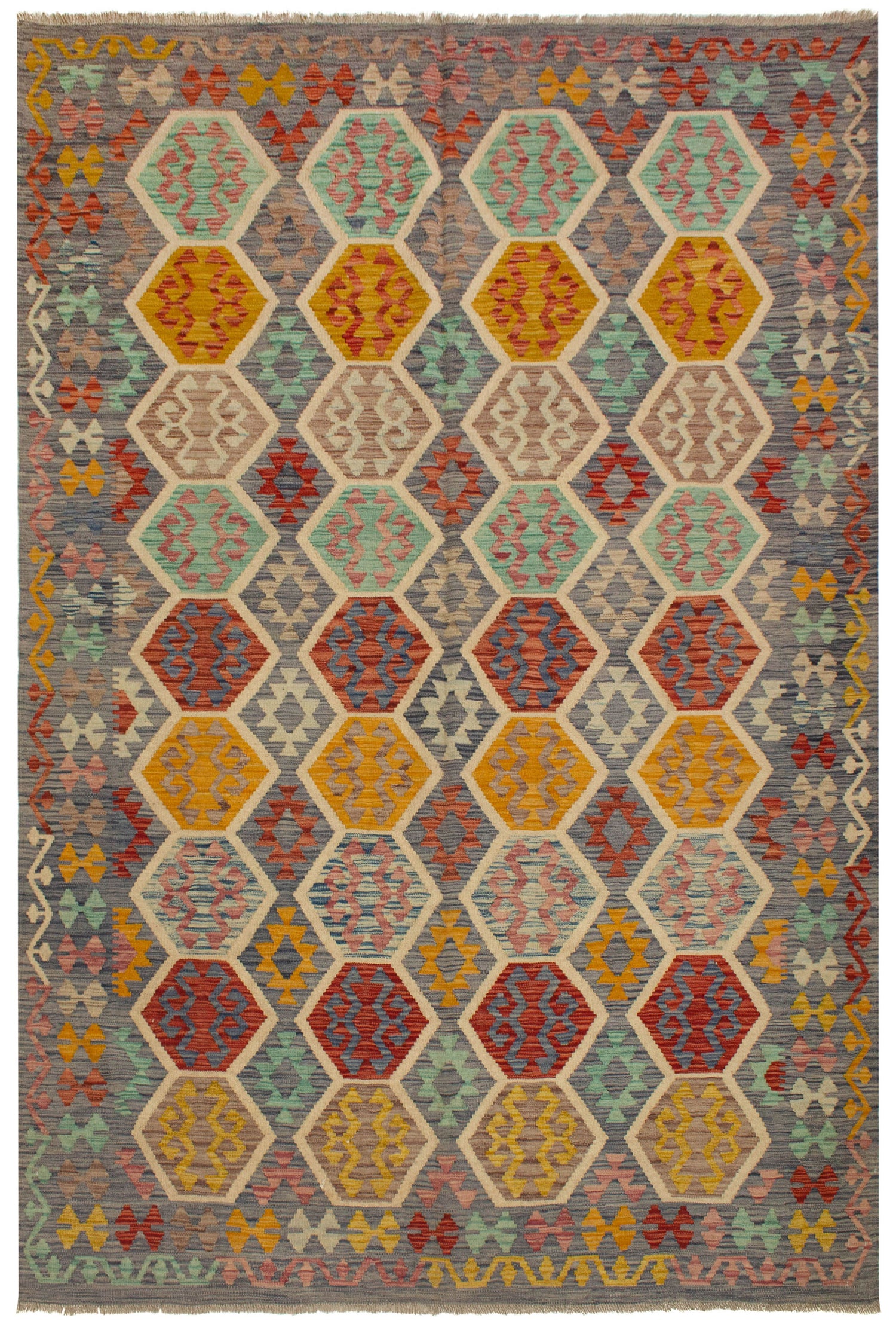 Afghan Kilim | 295 x 205 cm