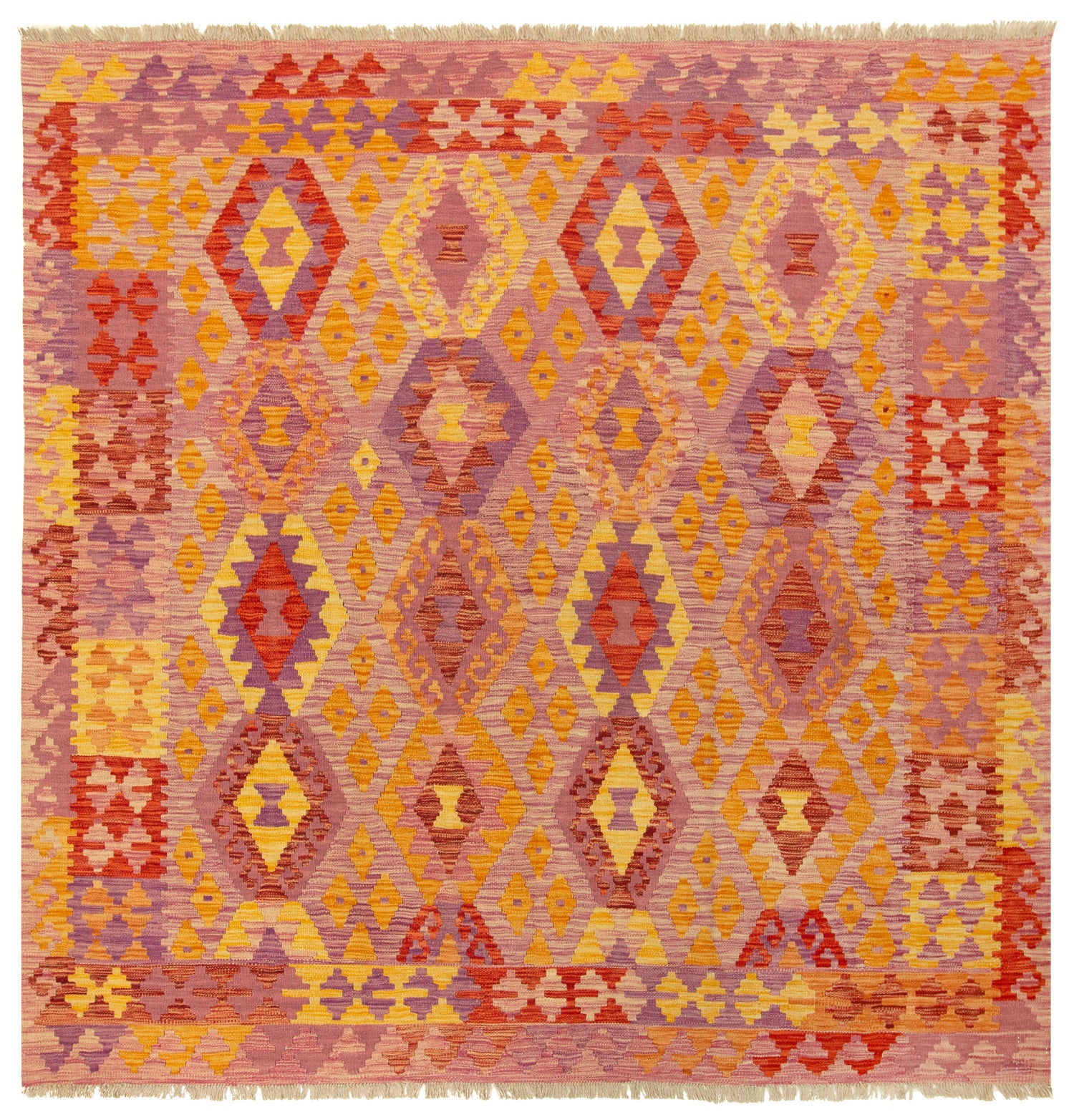 Kilim Afgano | 201 x 198 cm