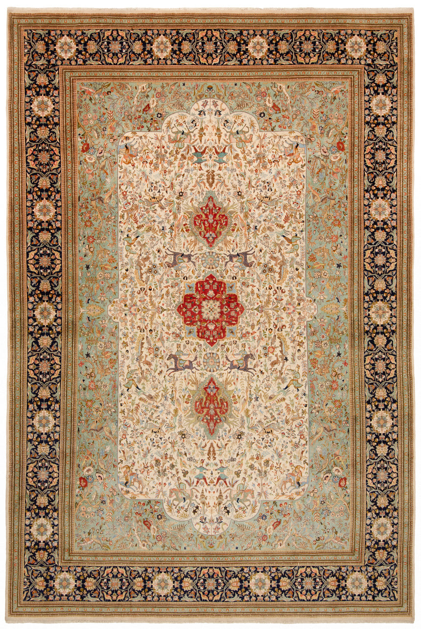 Alfombra persa Tabriz Tabatabai | 530 x 353 cm