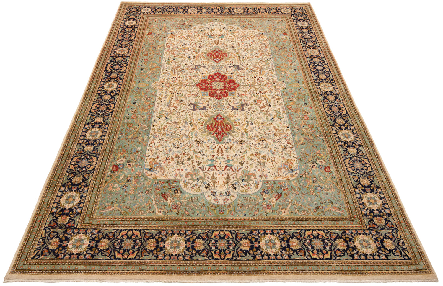 Alfombra persa Tabriz Tabatabai | 530 x 353 cm