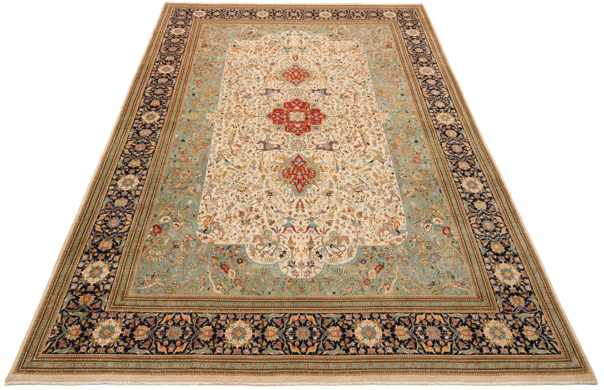 Alfombra persa Tabriz Tabatabai | 530 x 353 cm