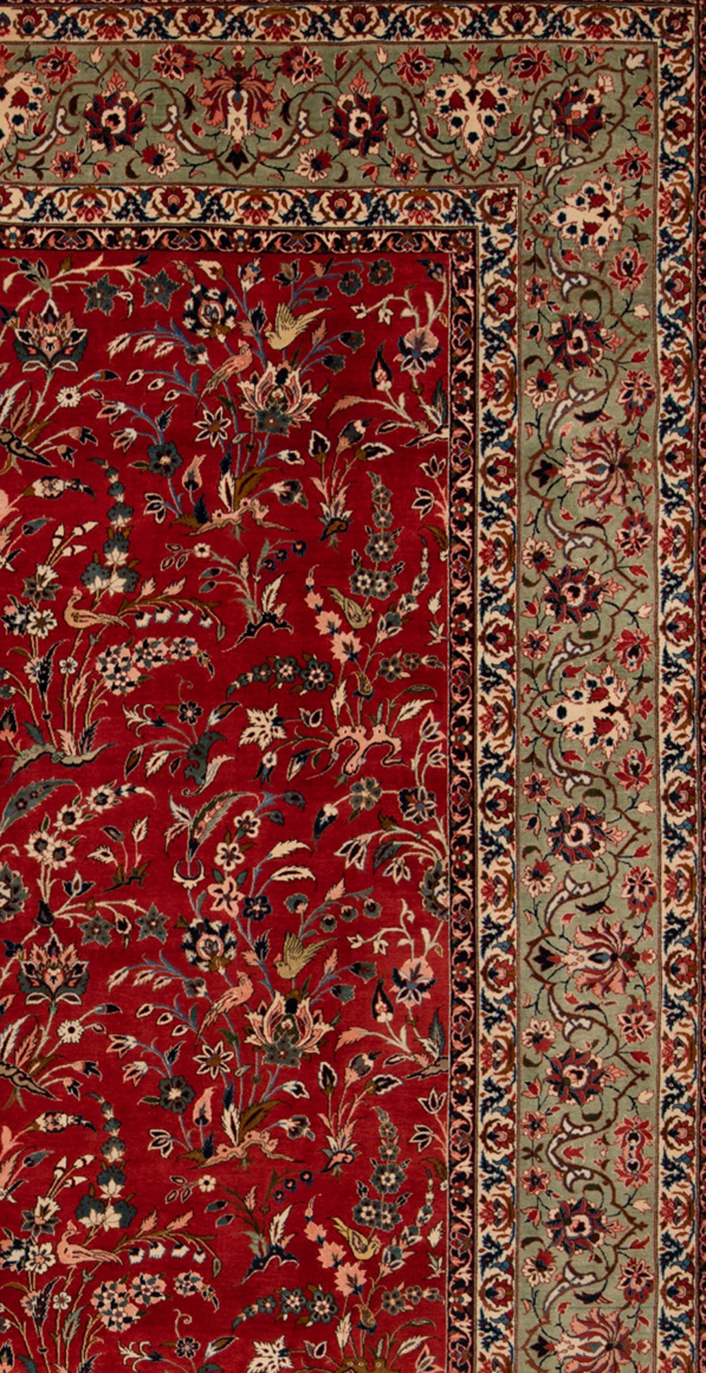 Alfombra persa de Isfahán | 521 x 320 cm