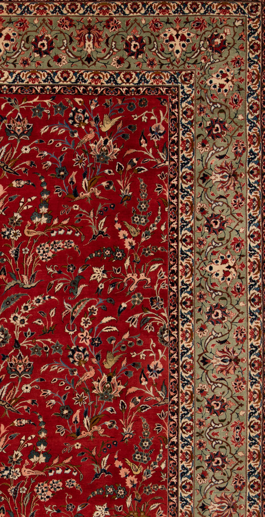 Alfombra persa de Isfahán | 521 x 320 cm