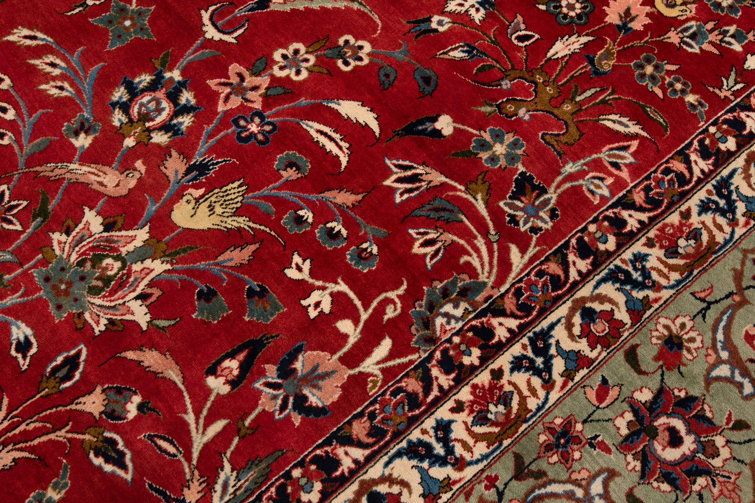 Alfombra persa de Isfahán | 521 x 320 cm