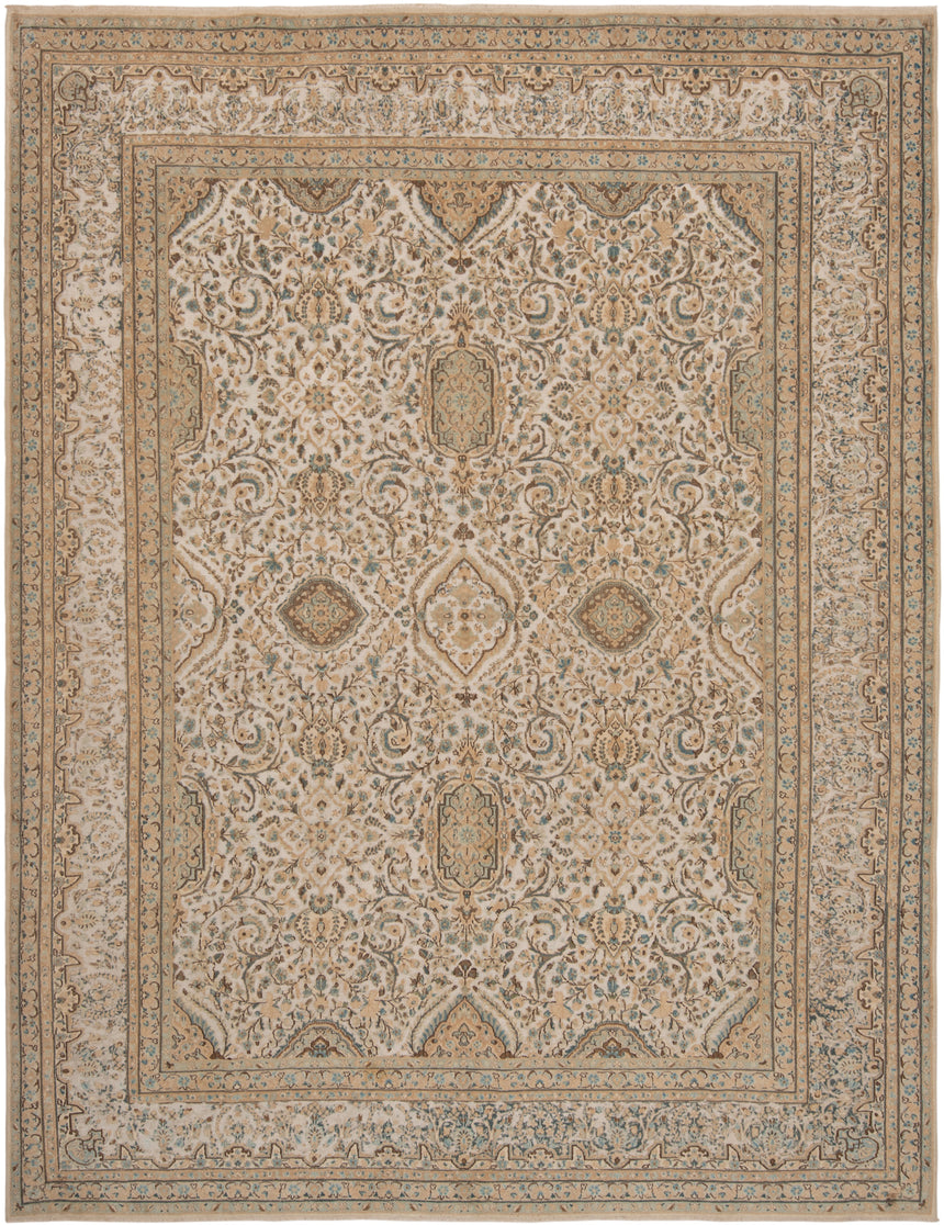 Alfombra vintage en relieve | 380 x 288 cm