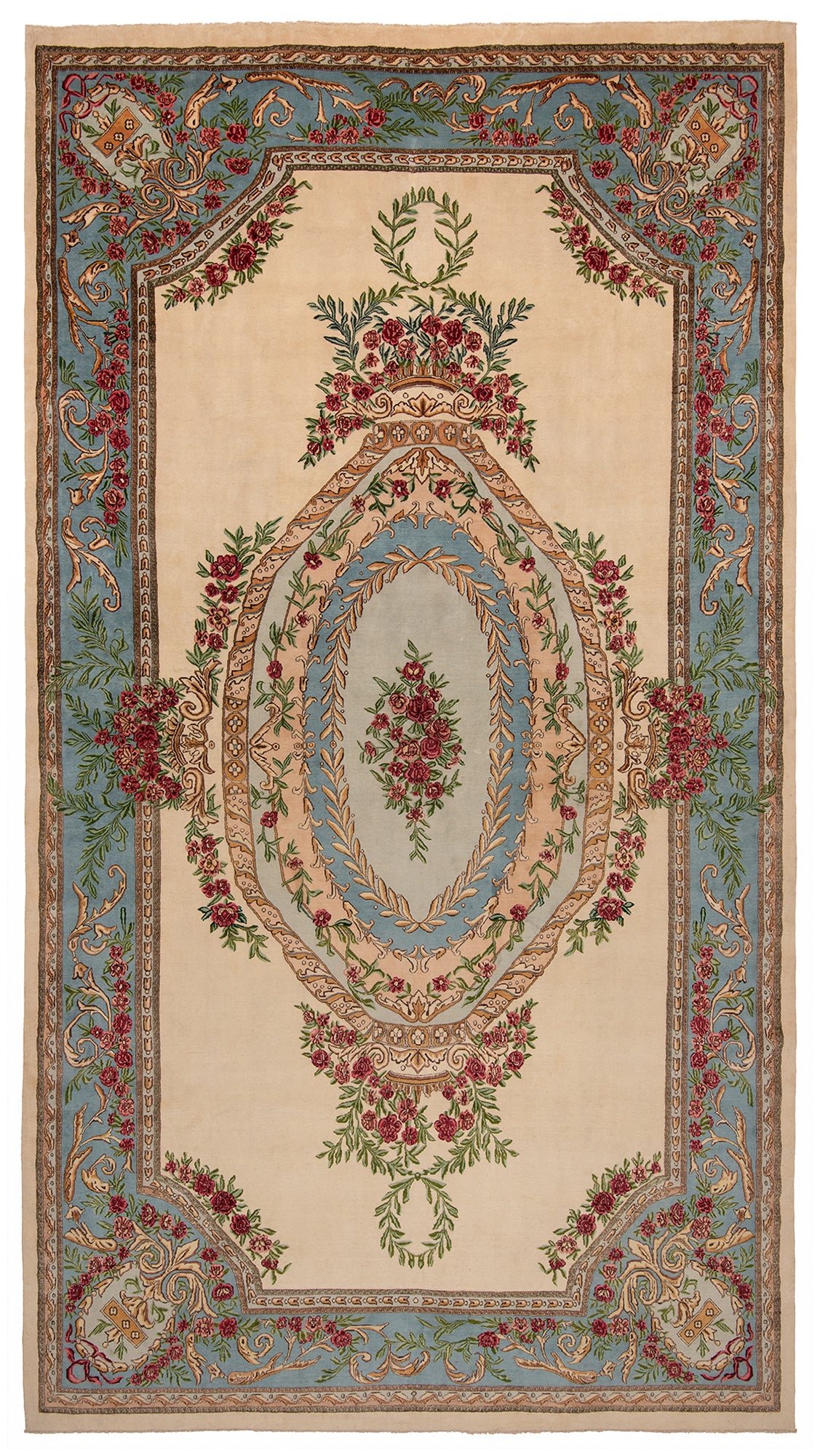 Alfombra persa Kermán | 596 x 326 cm