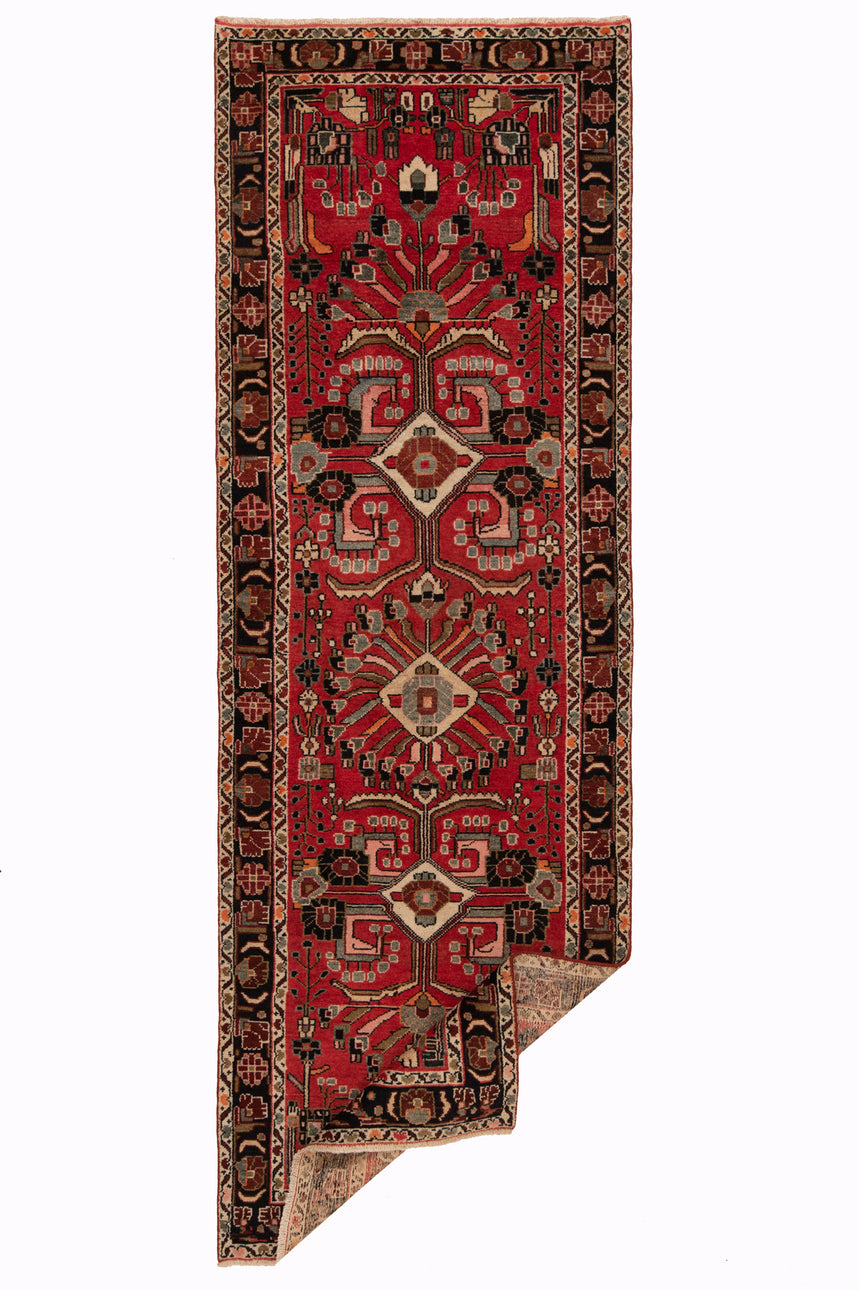 Hamedan Persian rug | 296 x 95 cm