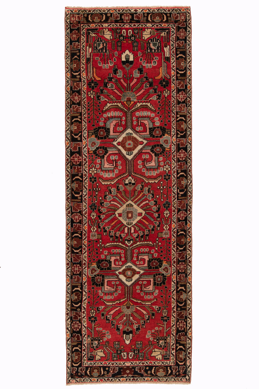 Hamedan Persian rug | 296 x 95 cm
