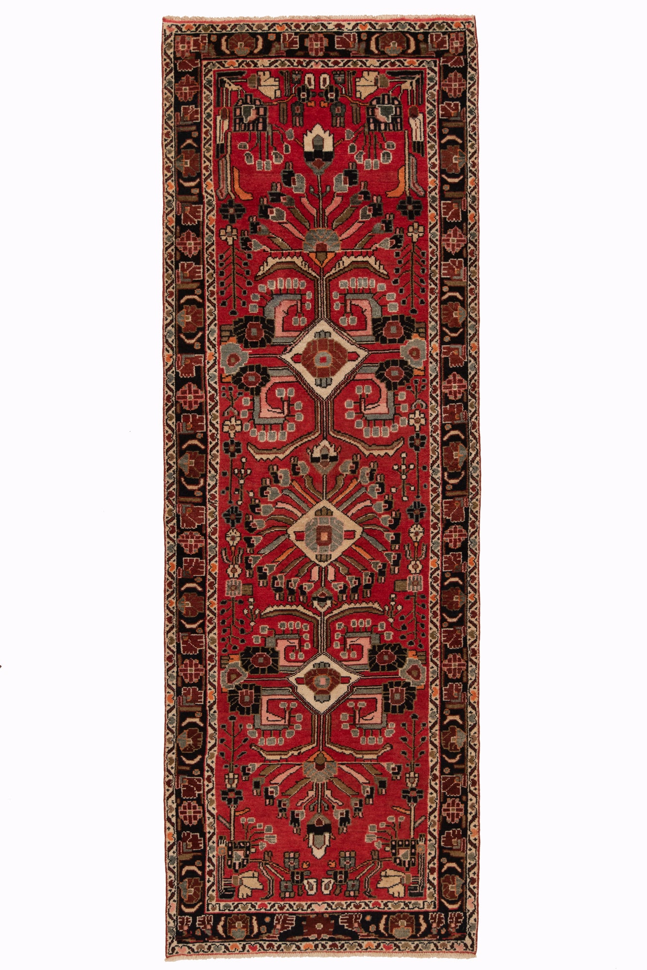 Hamedan Persian rug | 296 x 95 cm
