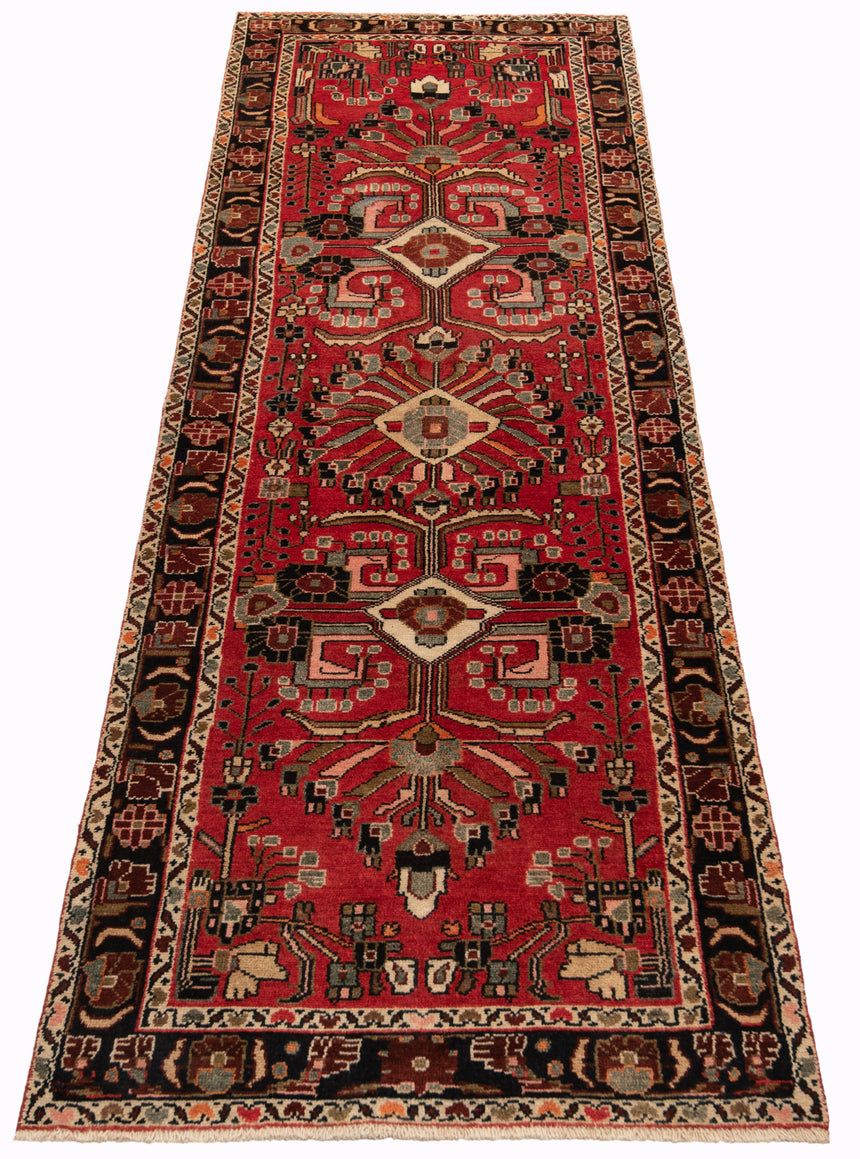 Hamedan Persian rug | 296 x 95 cm