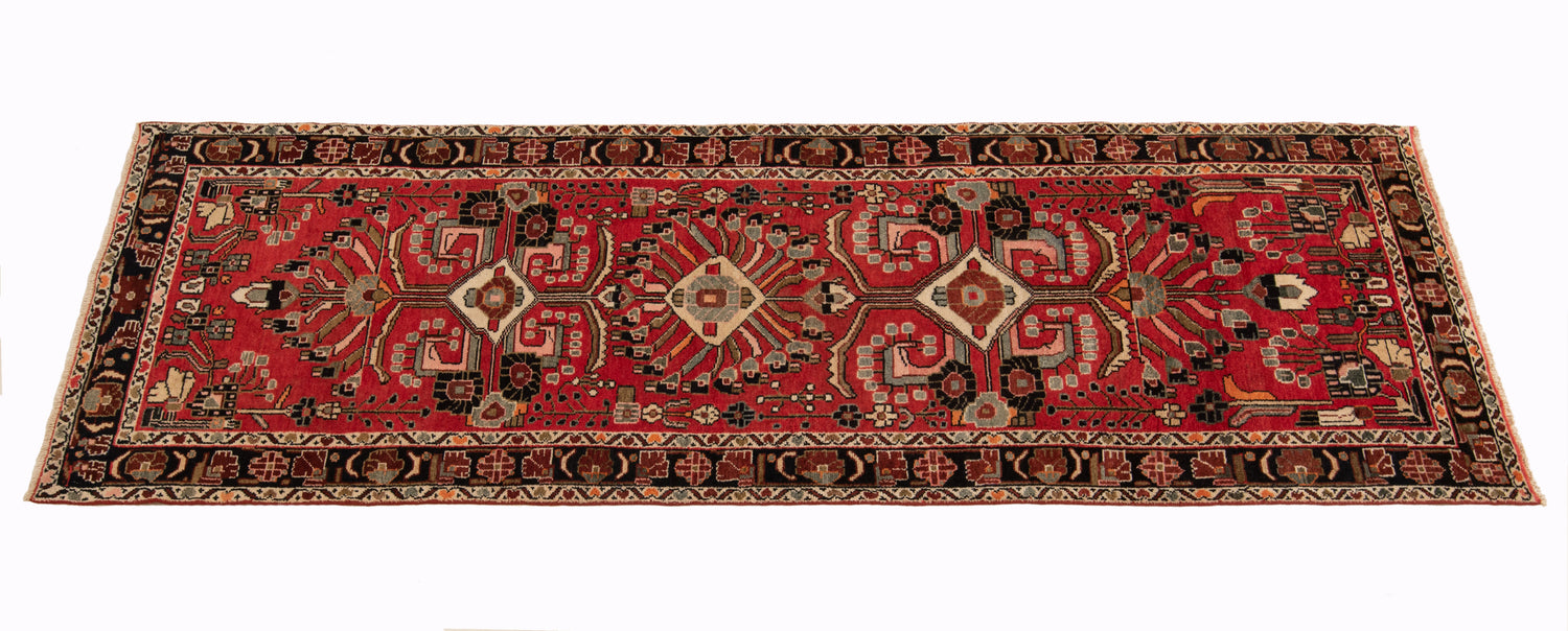 Hamedan Persian rug | 296 x 95 cm