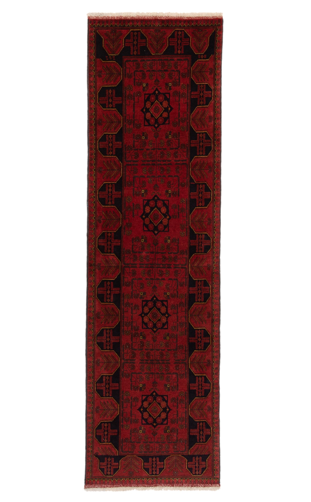 Khal Mohammadi Afghan Rug | 286 x 81cm