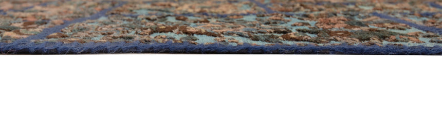 Alfombra con relieve de patchwork | 200 x 80 cm