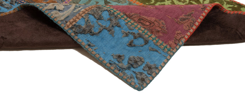 Patchwork relief rug | 300 x 80 cm