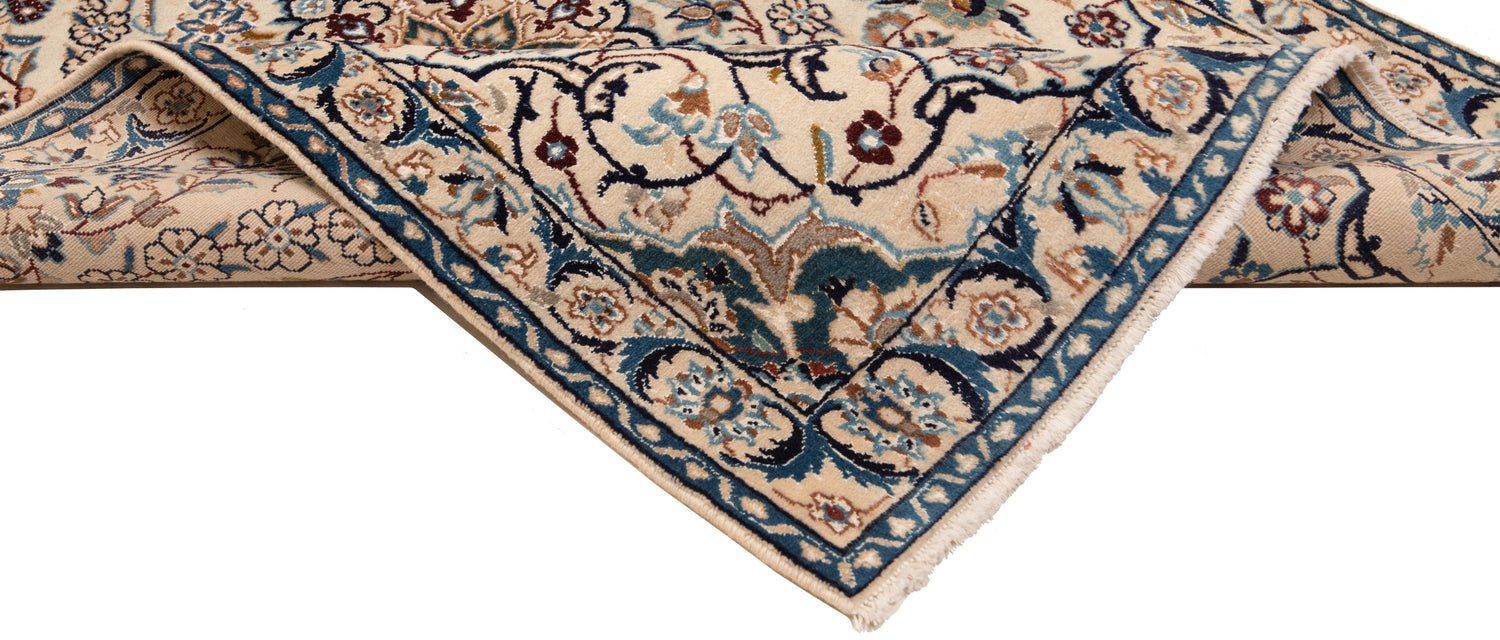 Alfombra persa Nain 9La | 393 x 97 cm