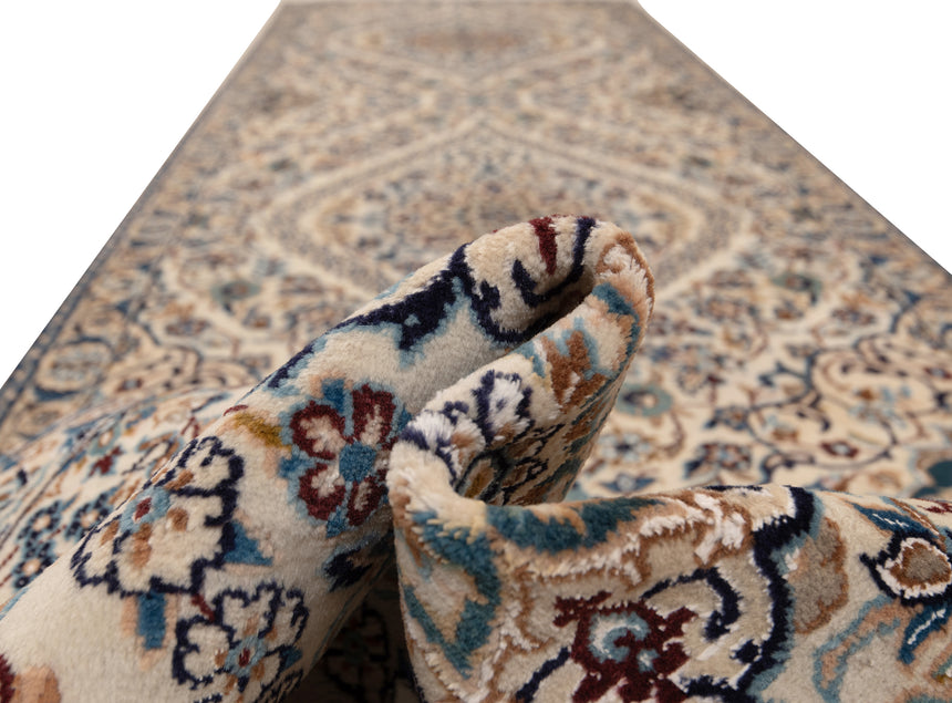 Alfombra persa Nain 9La | 393 x 97 cm