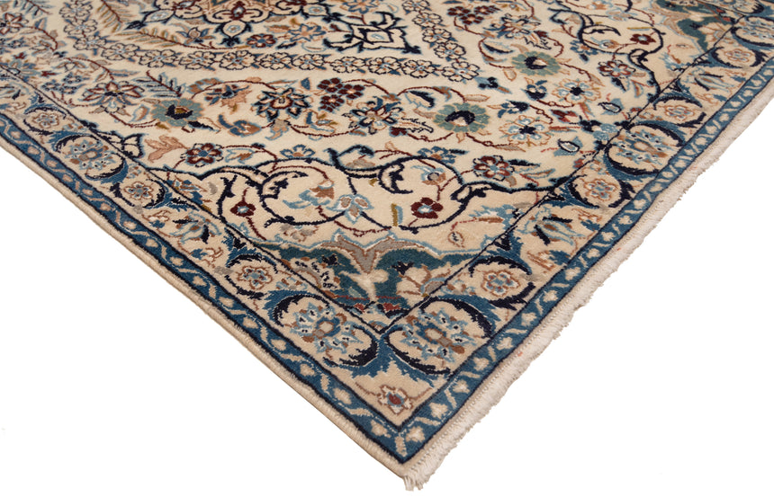 Alfombra persa Nain 9La | 393 x 97 cm