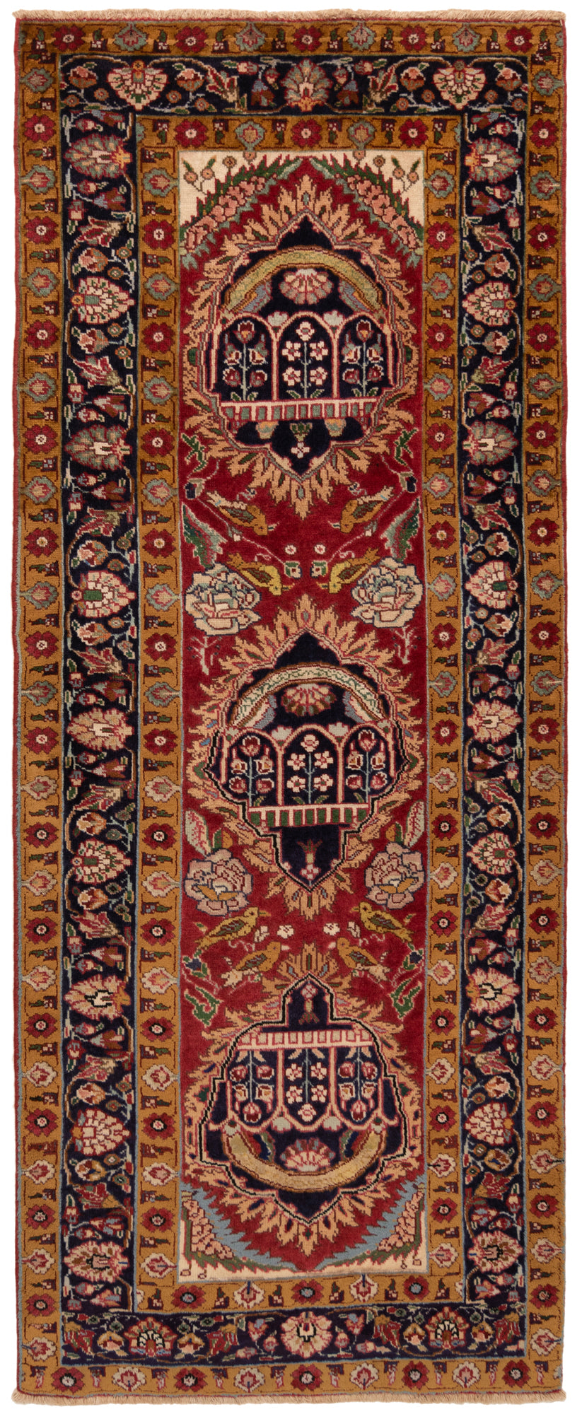 Tabriz Persian rug | 206 x 81 cm