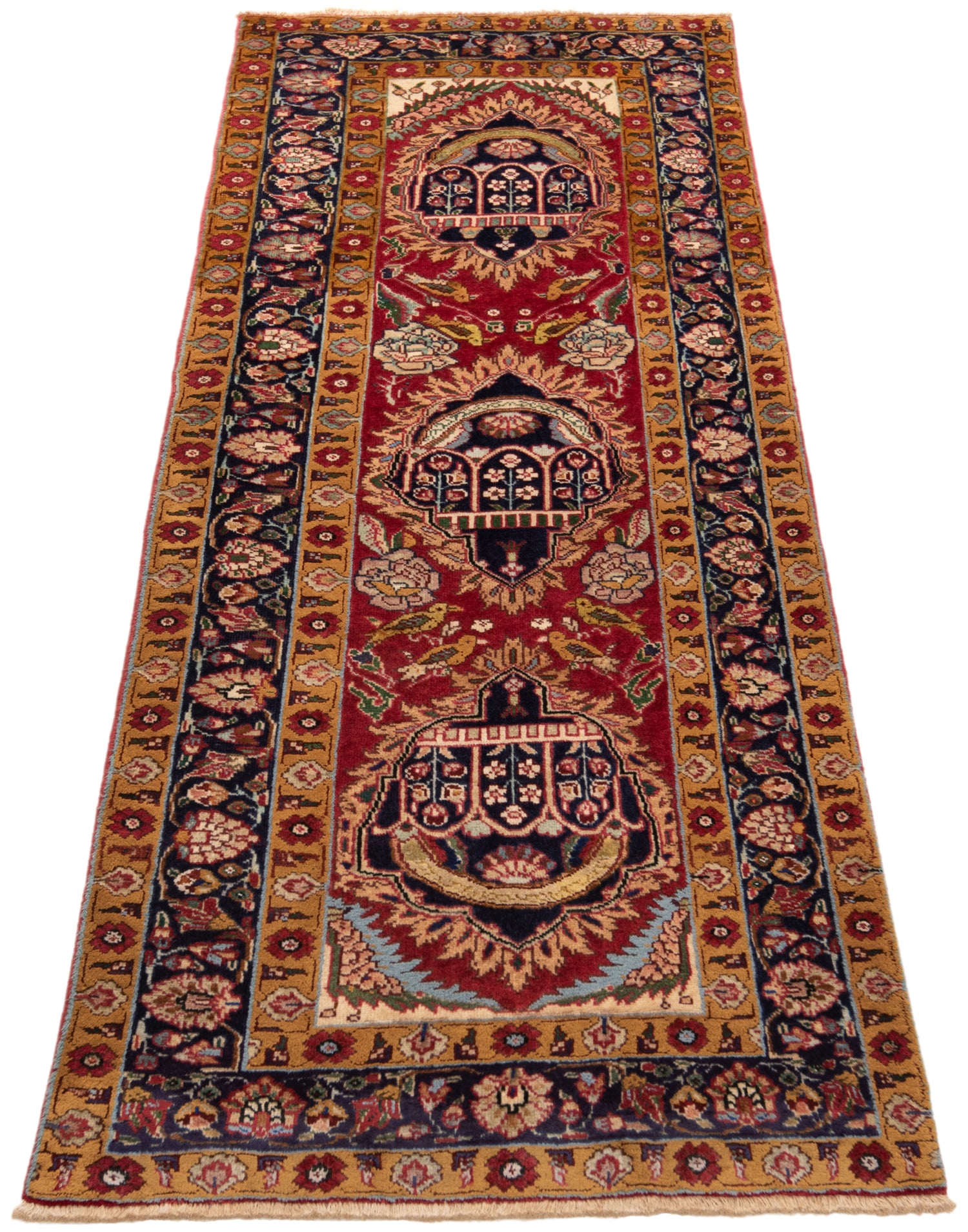 Tabriz Persian rug | 206 x 81 cm