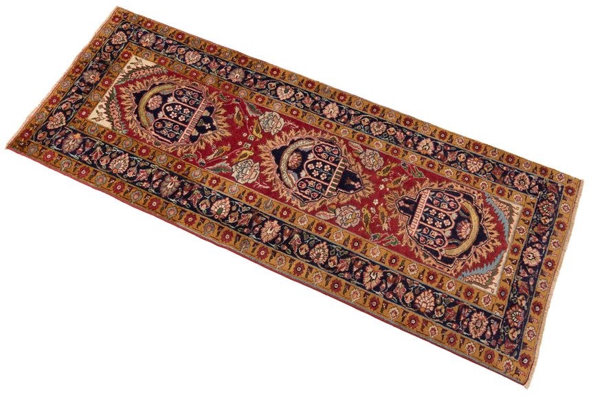 Tabriz Persian rug | 206 x 81 cm