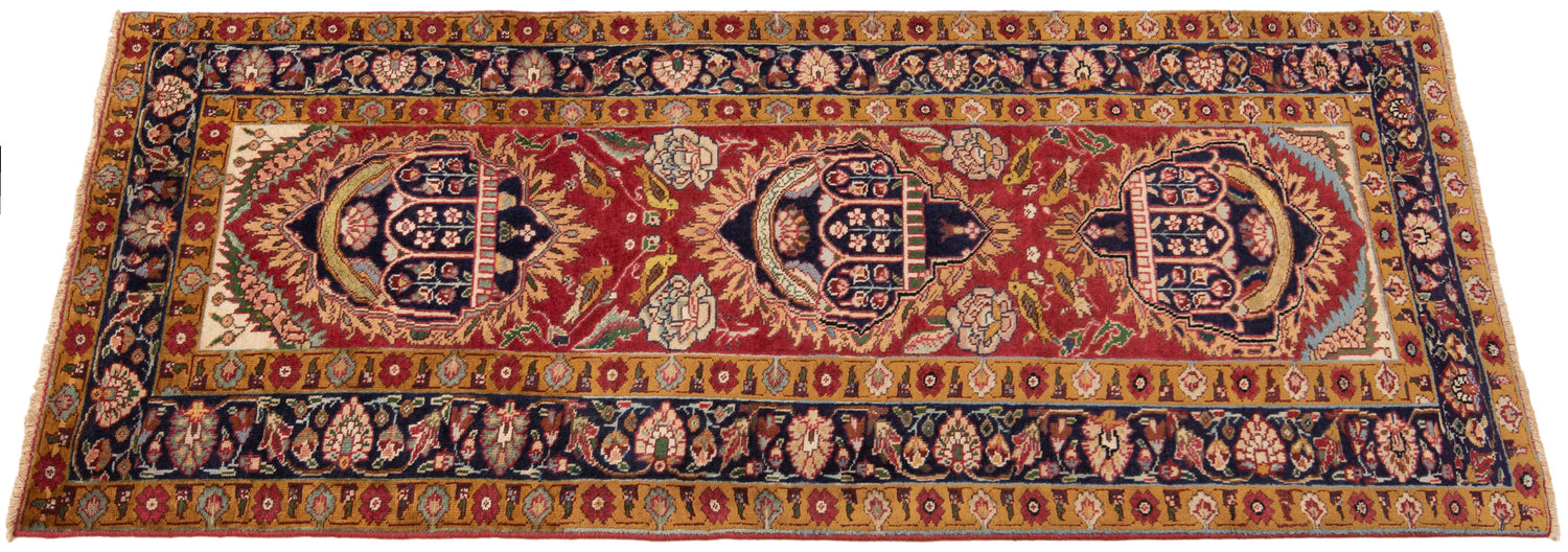Tabriz Persian rug | 206 x 81 cm