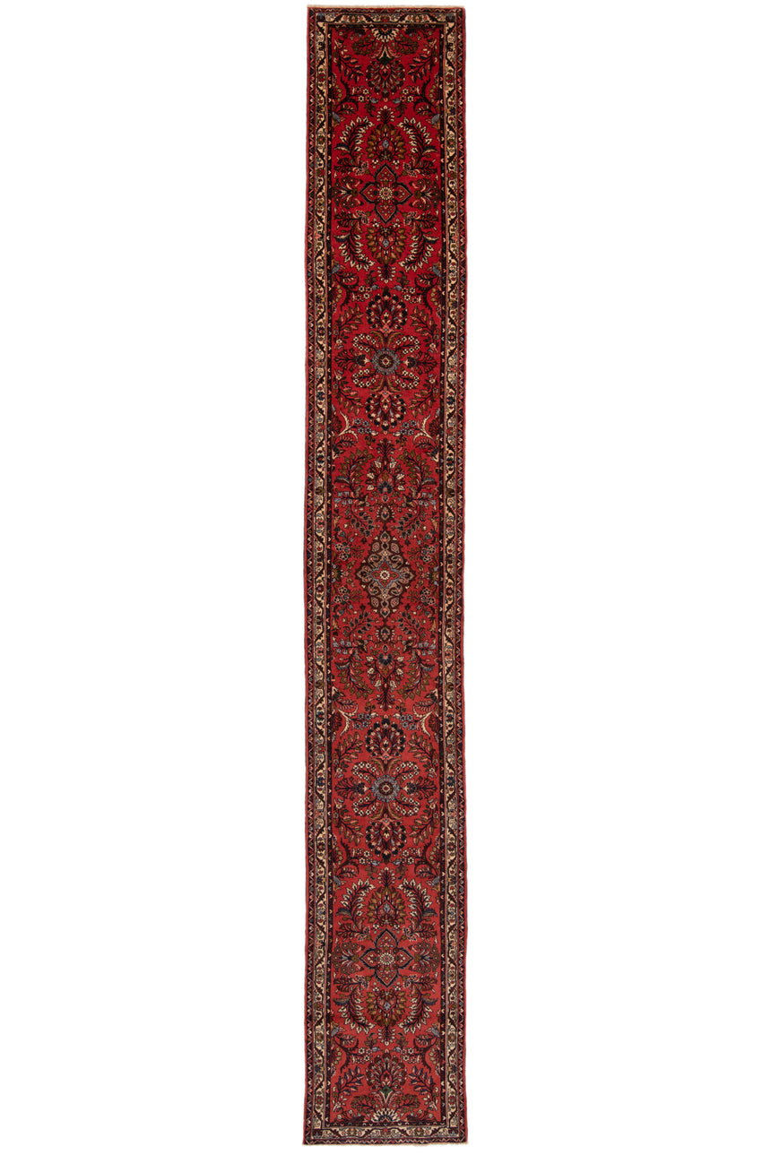 Hamedan Mehraban Persian Rug | 563 x 77 cm