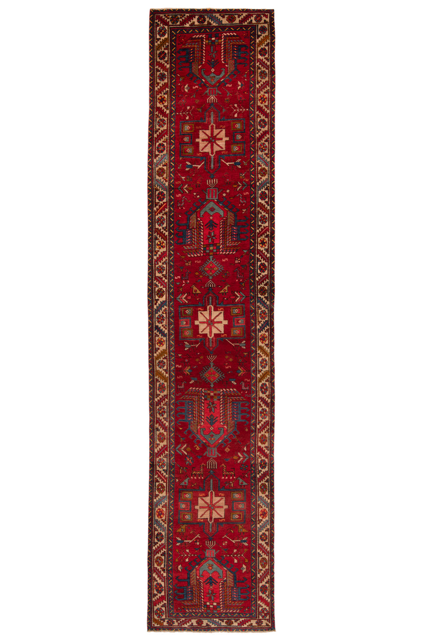 Tabriz Persian rug | 445 x 85 cm