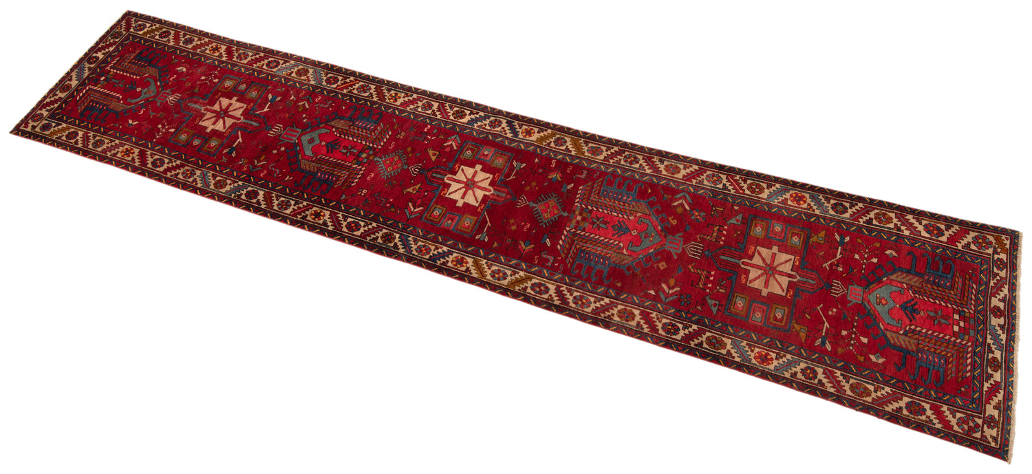 Tabriz Persian rug | 445 x 85 cm