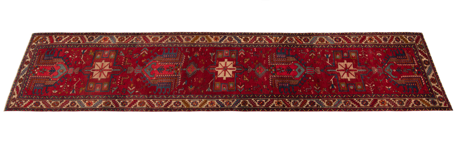 Tabriz Persian rug | 445 x 85 cm