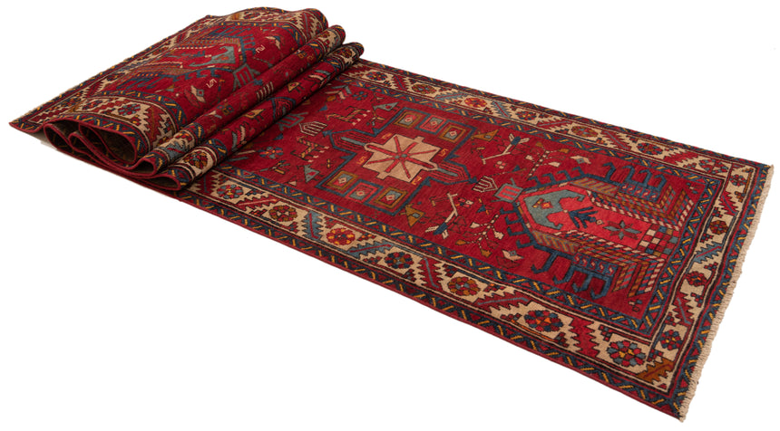 Tabriz Persian rug | 445 x 85 cm