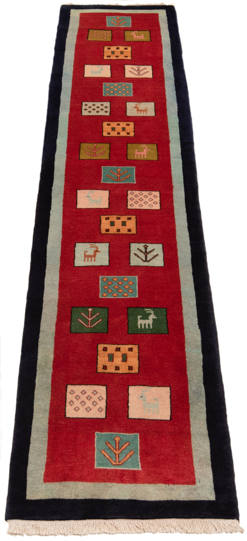 Alfombra persa Gabbeh | 237 x 52 cm