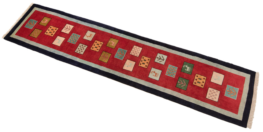 Alfombra persa Gabbeh | 237 x 52 cm