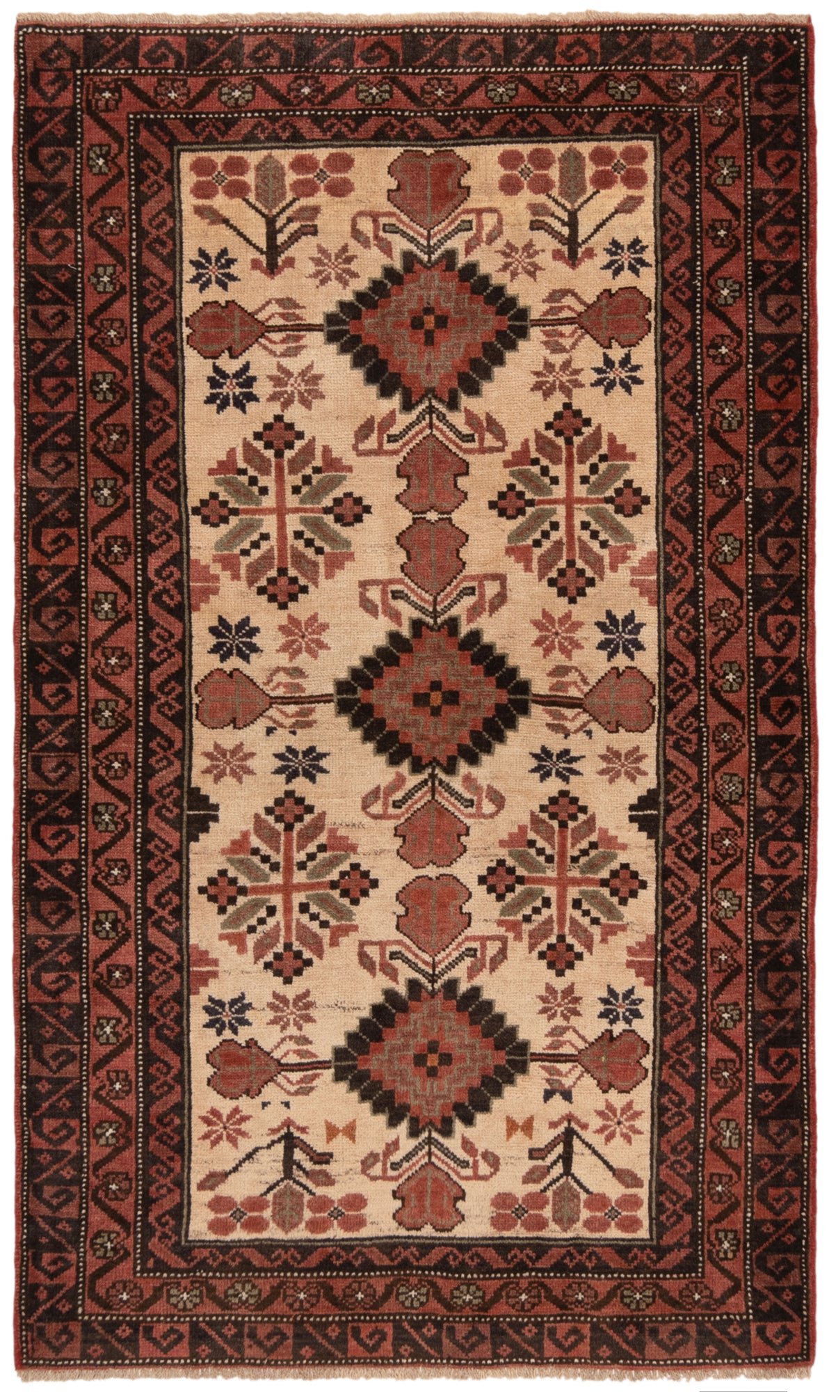 Alfombra persa Hamedan | 154 x 89 cm