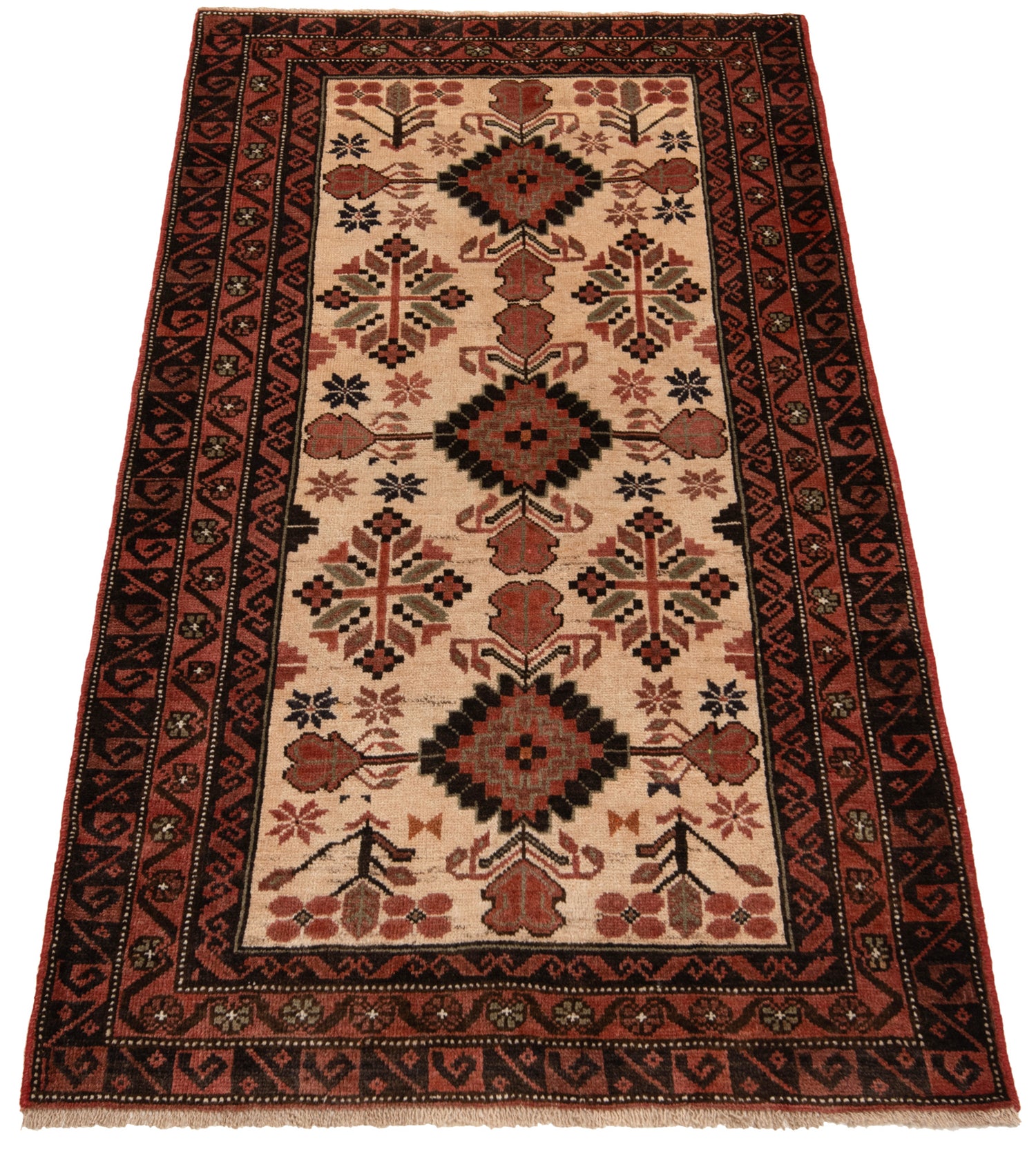 Alfombra persa Hamedan | 154 x 89 cm