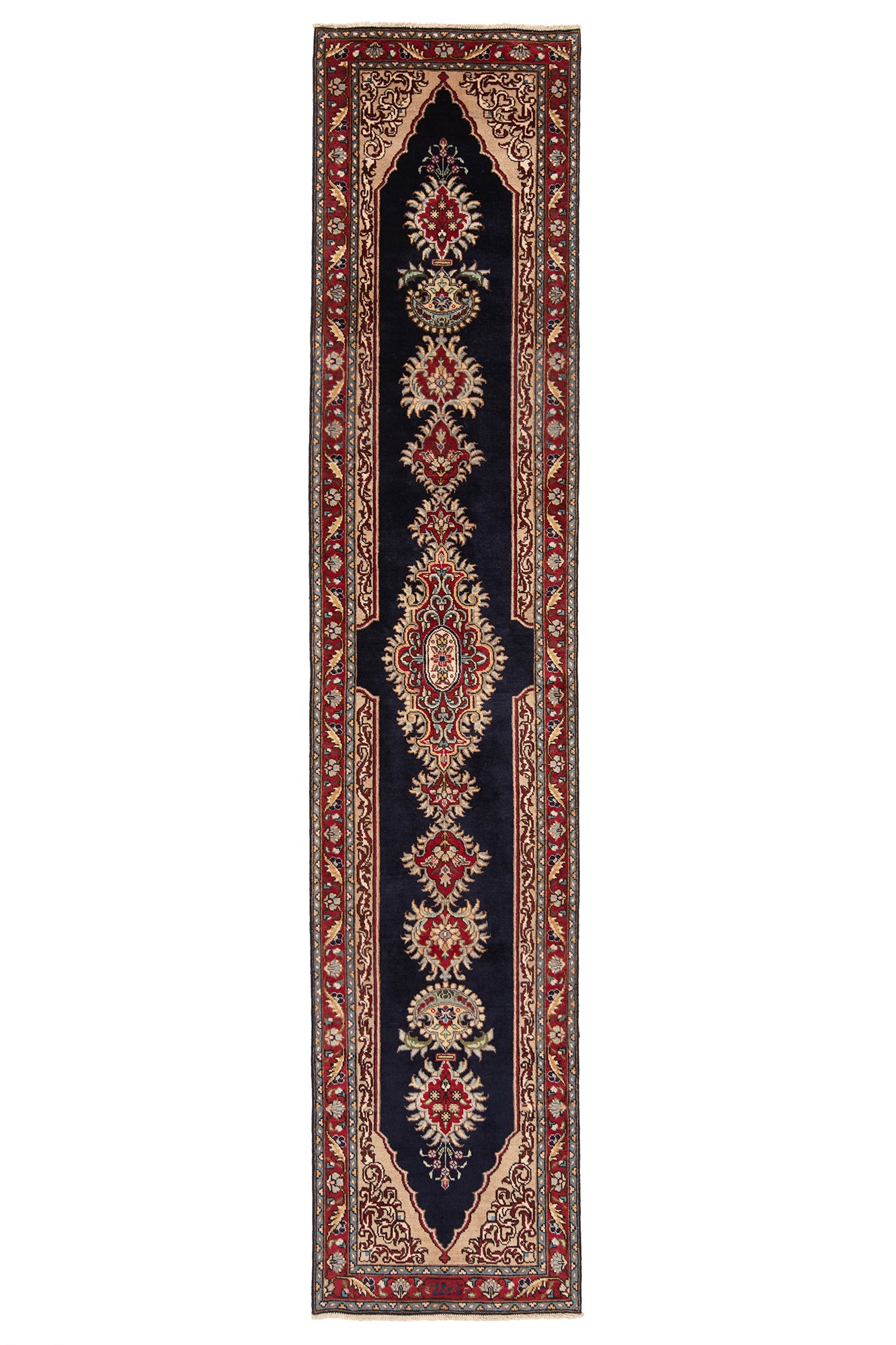 Tabriz Persian rug | 346 x 70 cm