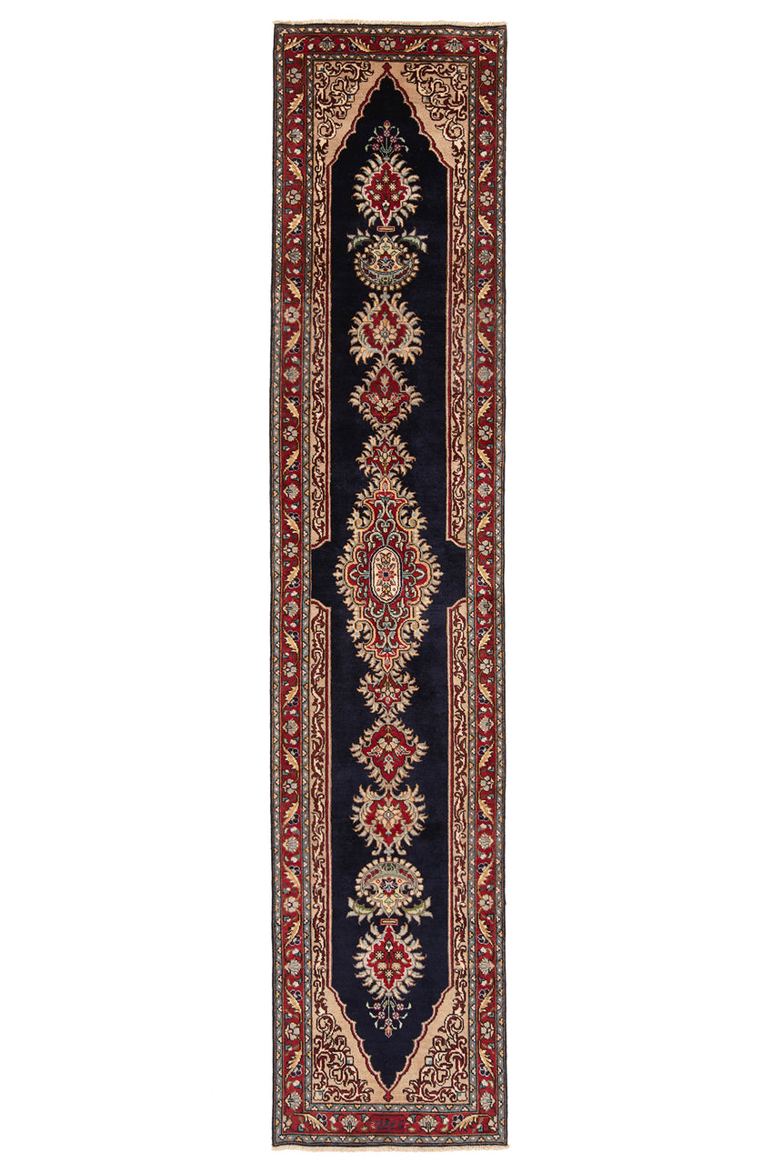 Tabriz Persian rug | 346 x 70 cm