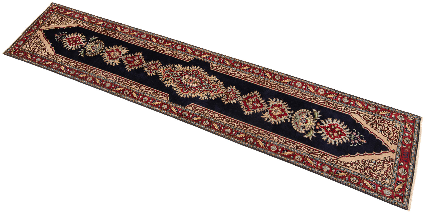 Tabriz Persian rug | 346 x 70 cm