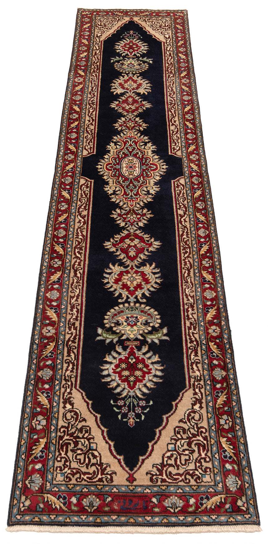 Tabriz Persian rug | 346 x 70 cm