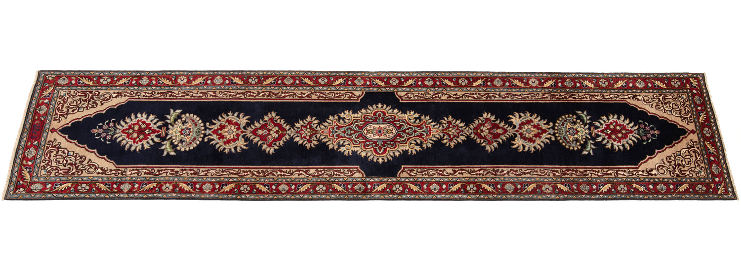 Tabriz Persian rug | 346 x 70 cm