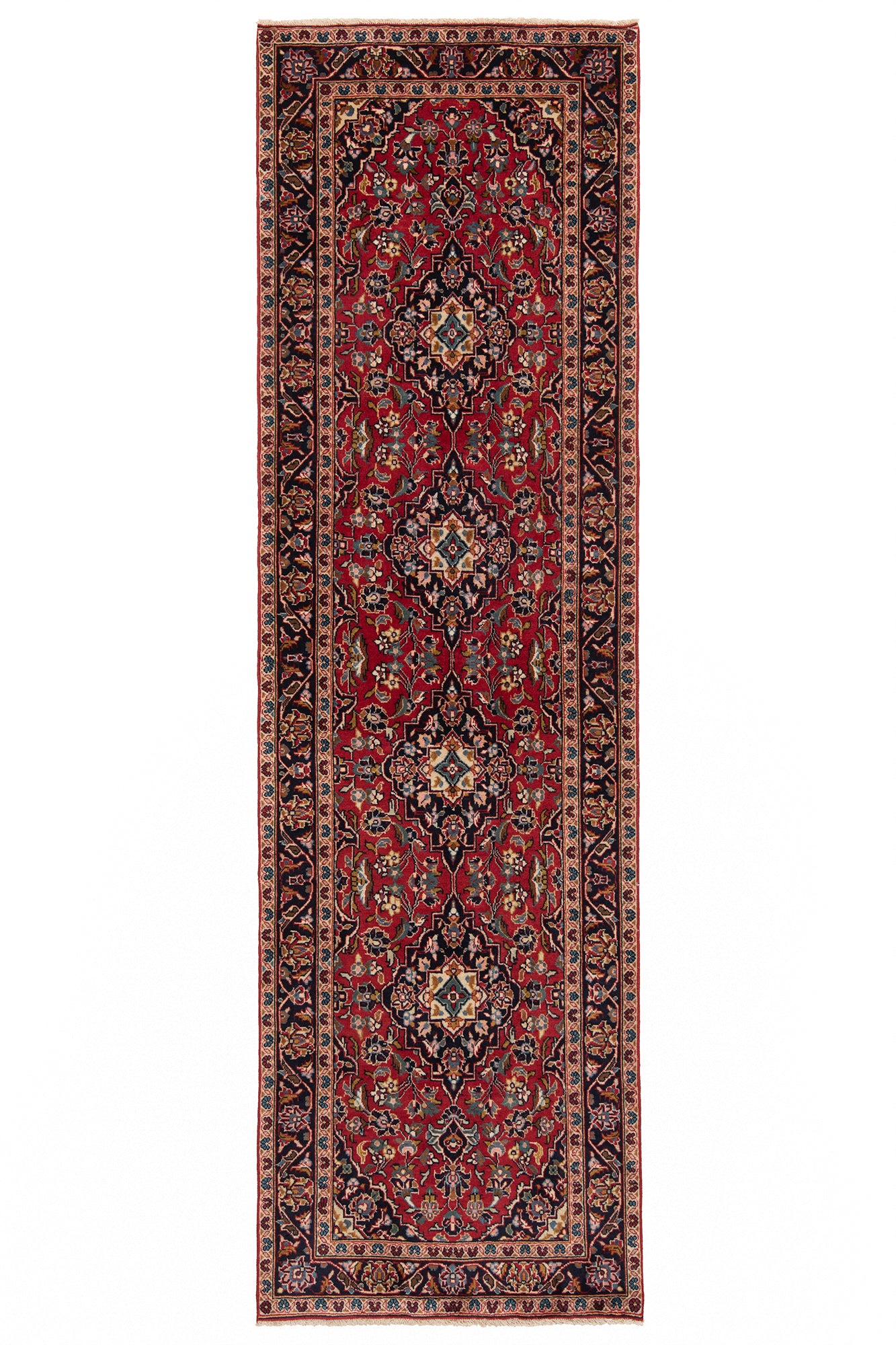Alfombra persa Kashan | 297 x 87 cm